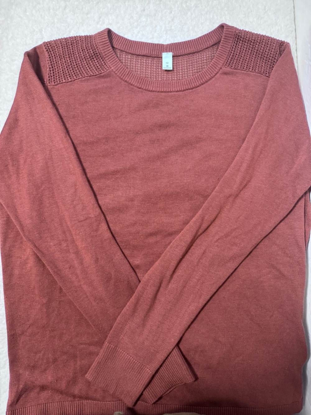 lululemon sweater size 10 and like new.